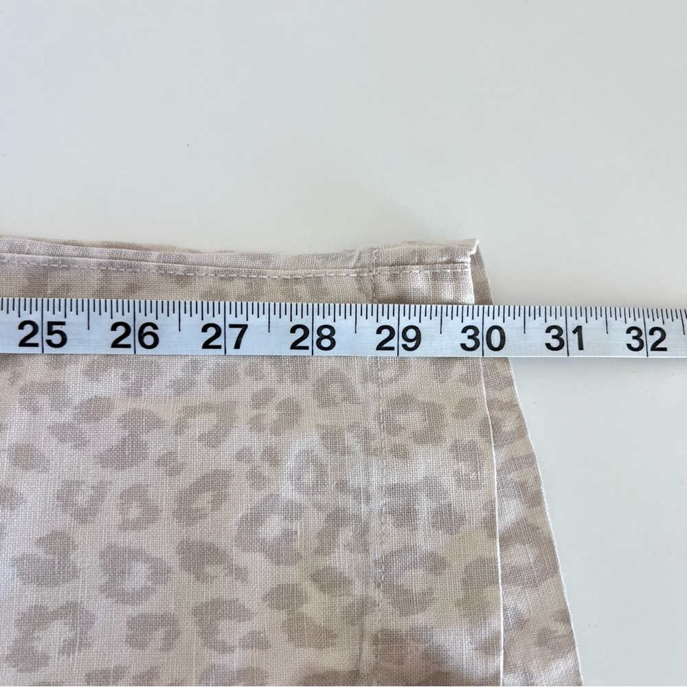 GAP Women's High Waisted Pull On Paper Bag Leopard Print Pants - Picture 10 of 11